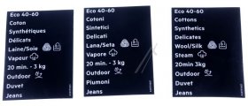 Panel - 140196151090 Programme Plate Knob Adhesive [Electrolux Aeg]