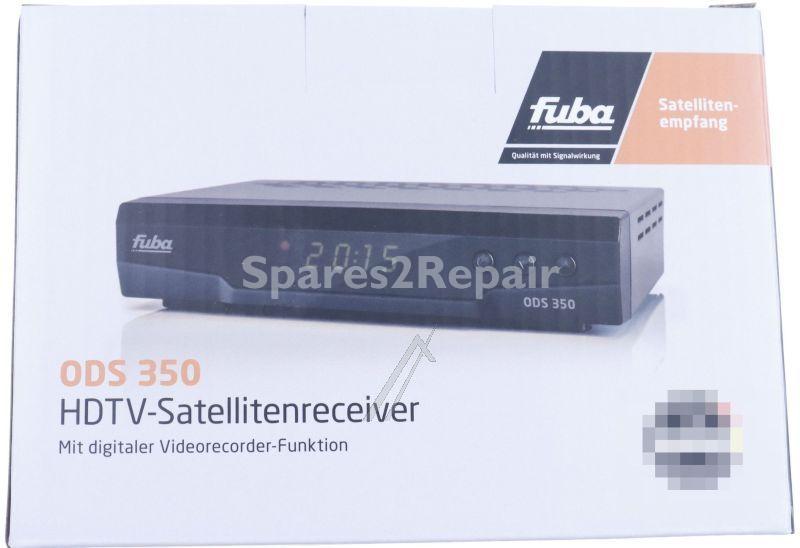 Fuba Sat-bk + Aerial Technique - Ods 350 29442008 Sat-receiver Receiver Dvb-s2 Hdtv Dvb-s2 Black