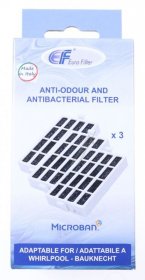 Eurofilter Air Vent - Wf209 Antibacterial Microfilter Alternative For Whirlpool 3 Pieces Box