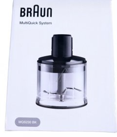 Braun Controlled Crushing - Mqs230bk Ax22110050 Chopper Complete 500ml For Braun Hand Blender Type 4200 Hb701 Hb901 Ax22110050 Braun Controlled Crushing - Mqs230bk Ax22110050 Chopper Complete 500ml For Braun Hand Blender Type 4200 Hb701 Hb901 Ax22110050