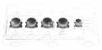 Smeg Button - 768414077 Lamp Support