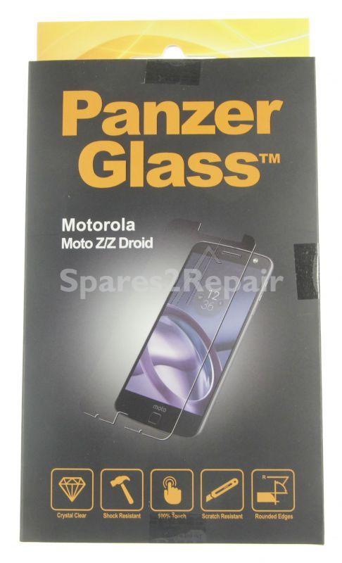Panzerglass Display Protective Film - 6504 Premium Protective Glass For Motorola Moto Z-z Droid