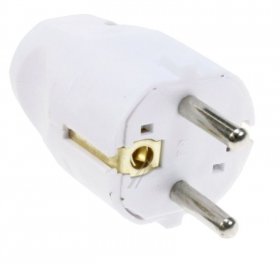 Bachmann Plug - Shuko Plug -white