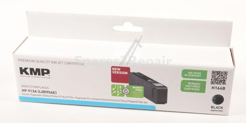 Kmp Cartridge - 1750 4001 H164b Ink Cartridge Black 77ml Hybrid Chip