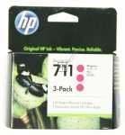 Hewlett Packard Cartridge - 711 Cz135a Ink Cartridge 3x Magenta