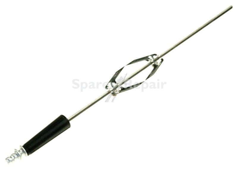 Grills - 9067340 Grid 57g Straight Enameled Black Matt Left [Amica]