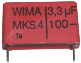 Wima Mks4 Pulse Capacitor - 3 3uf-100v Mks4-kondensator Rm=22 5mm -rohs-konform-