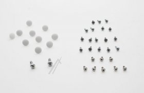 Square Plug - C00504888 482000094633 Middle Hinge Screw Ca P(big)s w (new) [Whirlpool Indesit]