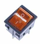 Com Rocker Switch - Rocker Switch Illuminated, 2-pole, Black-yellow