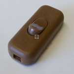 Power Cord Switch - Switch 2a Unipolar Brown