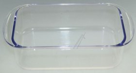 Refrigerator - Freezer Door Shelf - C00283447 482000088076 Butter Box (152x50x93mm) Transparent [Whirlpool Indesit]