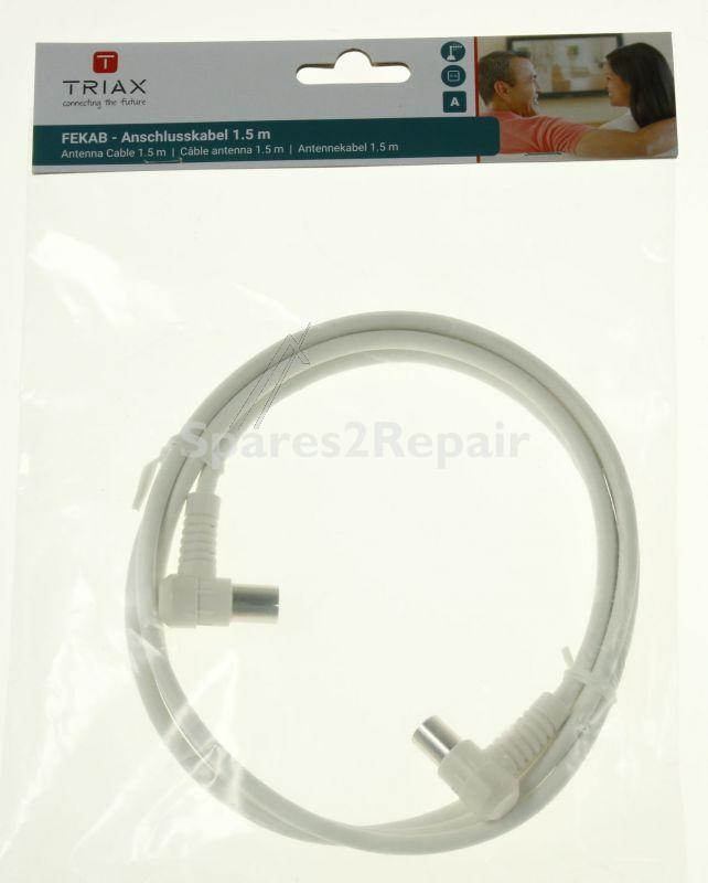 Triax White Aerial Cable - Fekab A+ 1 5 M Anschlusskabel Fekab A+ 1 5m - 389325