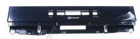 Operating Unit Screen - C00664014 488000664014 Front Piece Bauknecht Core Inox [Whirlpool Indesit]