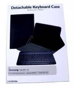 Mobilize Leather Bag Gsm - 29635 Mobilize Removable Bluetooth Keyboard Case Samsung Galaxy Tab A9+ 11 Black Qwertz