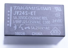 Fujitsu Pcb Relay To 24v - 24vdc 5a-250vac Jv-24s-k-t Relay 1 Turnkey