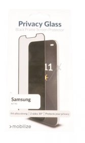 Mobilize Display Protective Film - 58678 Mobilize Privacy Glass Display Protection Film - Black Frame - For Samsung Galaxy A17 5g
