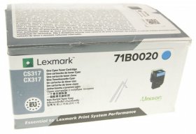 Lexmark Toner Cartridge - 71b0020 Toner Cartridge Cyan 2 3k