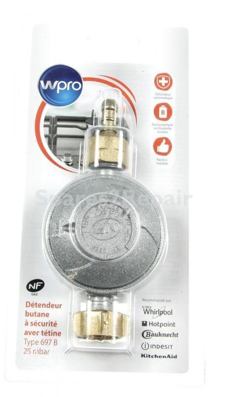 Whirlpool Indesit Valve - C00470699 484000008502 Gas Regulator Type 697b Butane 28mbar