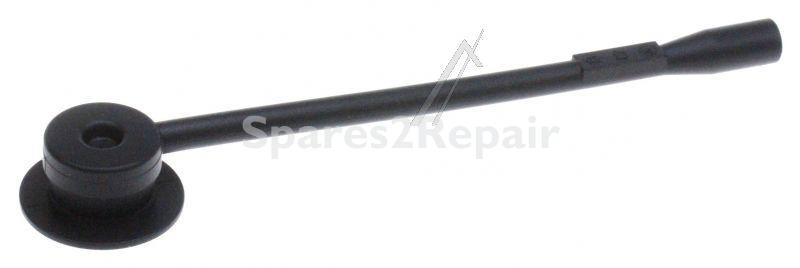 Connecting Hose For Coffee Machines - 5313226561 Connector Serb Water Black (lr3004-60)en5 [Delonghi]