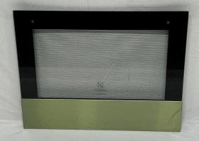 Oven outer Door - 140043376742 Front Glass Inox Electrolux 59 [Electrolux Aeg]