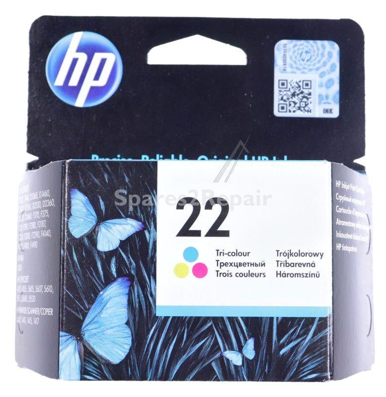 Hewlett Packard Cartridge - 22 C9352ae Ink Cartridge Cyan-magenta-yellow 5ml