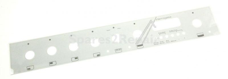 Operating Unit Screen - C00286852 482000062251 Control Panel Glass - Cannon D-f [Whirlpool Indesit]