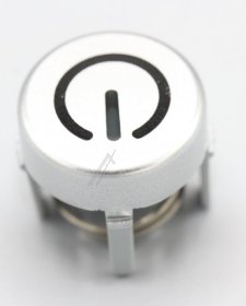 Button - C00299130 488000299130 Button Start On-offplp2 Compl Lcd Cromo [Whirlpool Indesit]