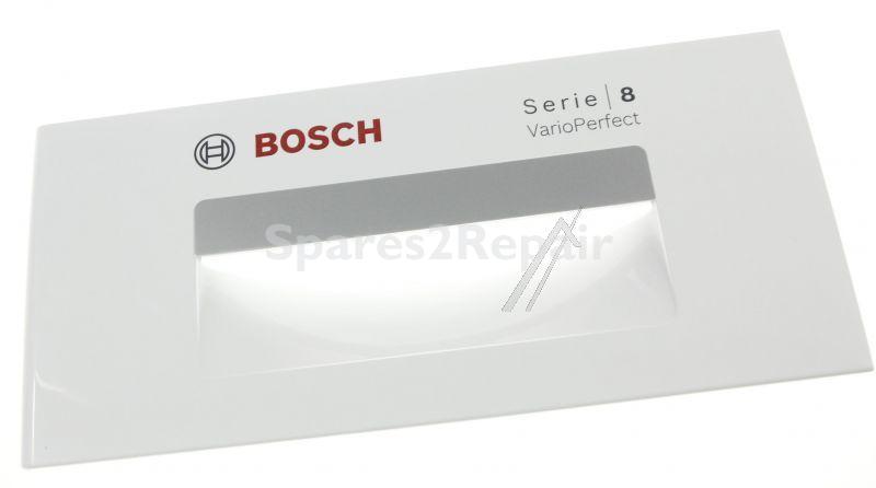 Handle - 12004086 Tray Handle-dispenser - Bo Line White-silver Printing Flam [Bosch Siemens]