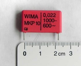 Wima Fkp1 Pulse Capacitor - 0 022uf-1000v Fkp1o122205f00kssd Fkp1 Impulse Capacitor Rm22 5