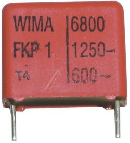 Wima Fkp1 Pulse Capacitor - 6800pf-1250v Fkp1-impulskondensator Rm=15 -rohs-konform-