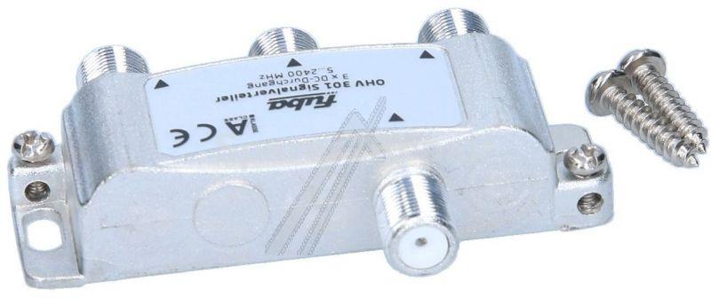 Fuba 3 Way Splitter Sat/terr/wb - Ohv 301 3 Way Splitter Sat, 3x Dc, 5-2400 Mhz
