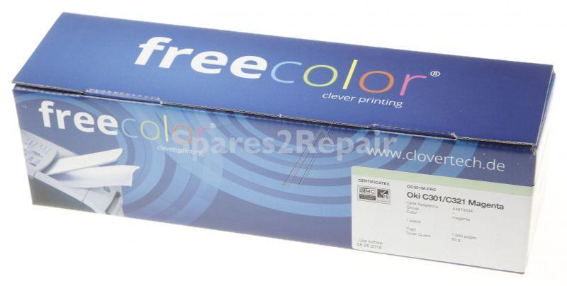 Freecolor Toner Cartridge - Oc301m-frc K18019f7 Toner Magenta For Oki 44973534