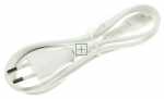 Braun Mains Power Lead - 81713907 Mains Cable White Male Plug Mn Ipl