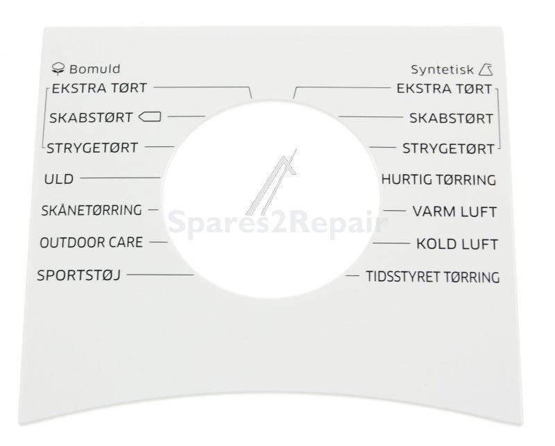 Samsung Front Housing - Dc97-18160g Assembly Cover Panel dv80f5e5hgw-ee danish