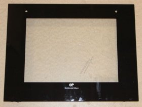 Oven outer Door - Outer Glass Assembly (b-in flat black) [Vestel]