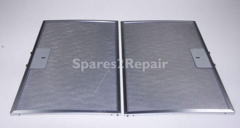 Metal Grease Trap - C00134794 482000022913 Grease Filter (x2) [Whirlpool Indesit]