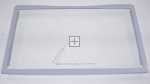Haier Glass Panel - 0060206524 49053953 Glass Shelf Tray With Plastic Frame