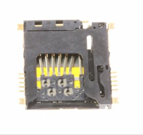 Samsung Sim card Holder - 3709-001392 Connector-card Edge 10p 1 1mm smd au t-f