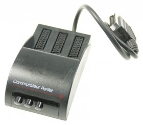 Manual Scart Switch Box - Scart Switcher 3x Female > 1x Male