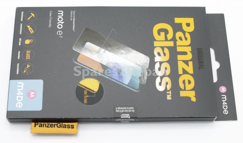 Panzerglass Display Protective Plastic Film - 6537 Premium Protective Glass Motorola Moto E7 Case Friendly Black