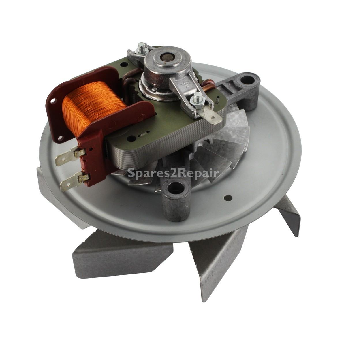 Universal Belling Executive, Format, Forum; Creda, Tricity Bendix, Electrolux 3-Point Fixing 'Slow Speed' Type Fan Motor & Mounting Plate Assembly (16W, 220V-240V)