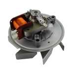 Universal Belling Executive, Format, Forum; Creda, Tricity Bendix, Electrolux 3-Point Fixing 'Slow Speed' Type Fan Motor & Mounting Plate Assembly (16W, 220V-240V)