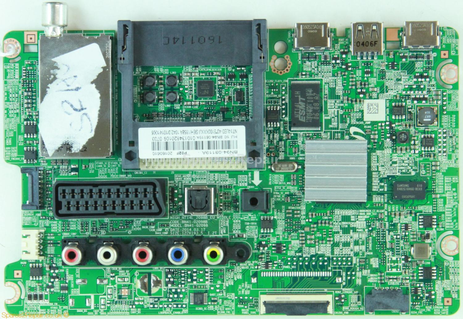 Samsung UE40J5100AK - Main AV - BN94-08119A - BN41-02098B - HIGH_NT14L_20988_EU_MIDDLE